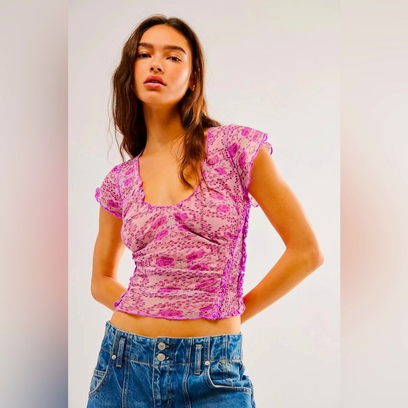 Free People Tops - Free People Oh My Baby Tee